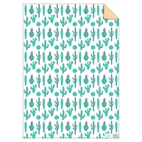 Green Cactus Print Wrapping Paper by Meri Meri